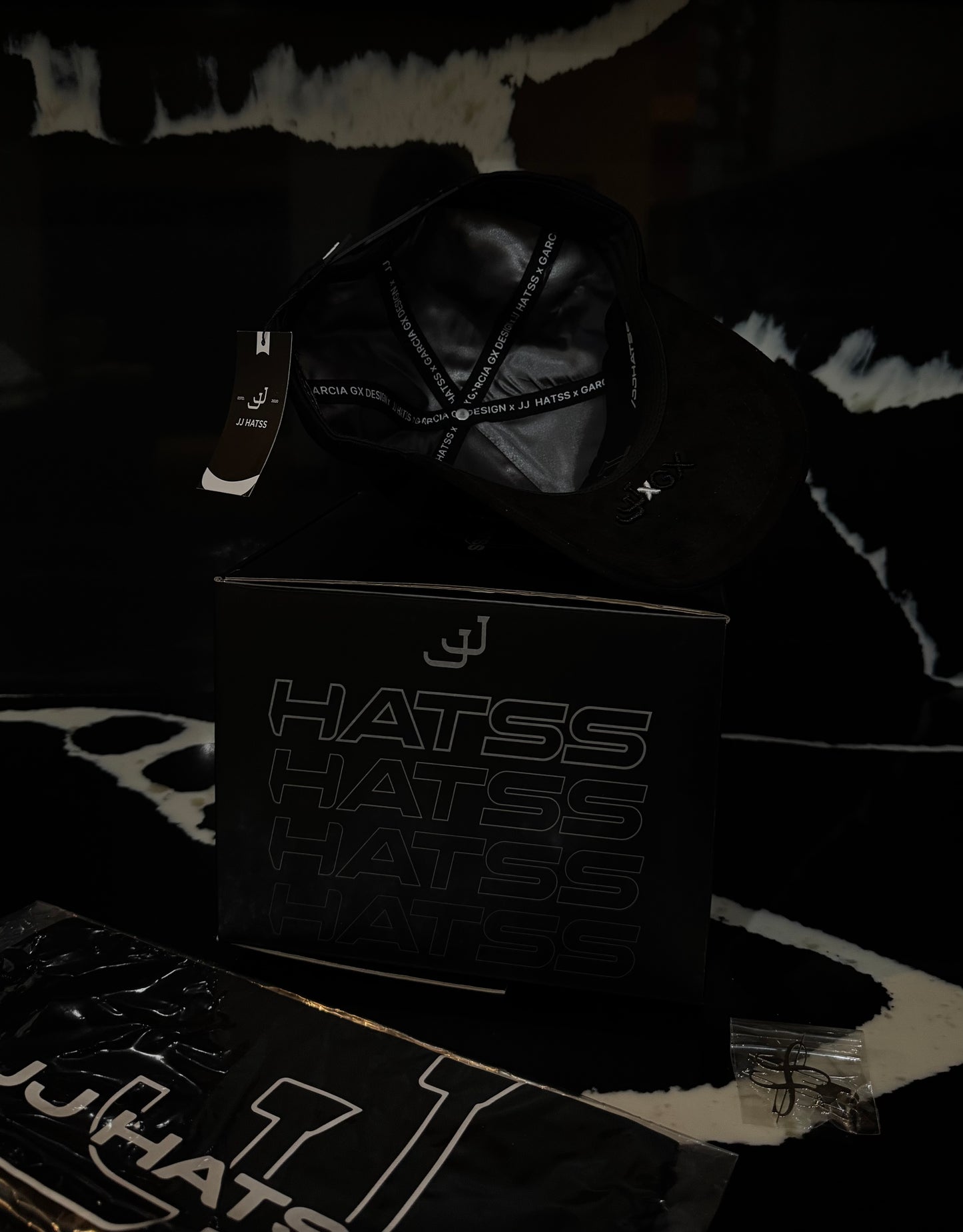 JJ Hats Rockstar Total Black