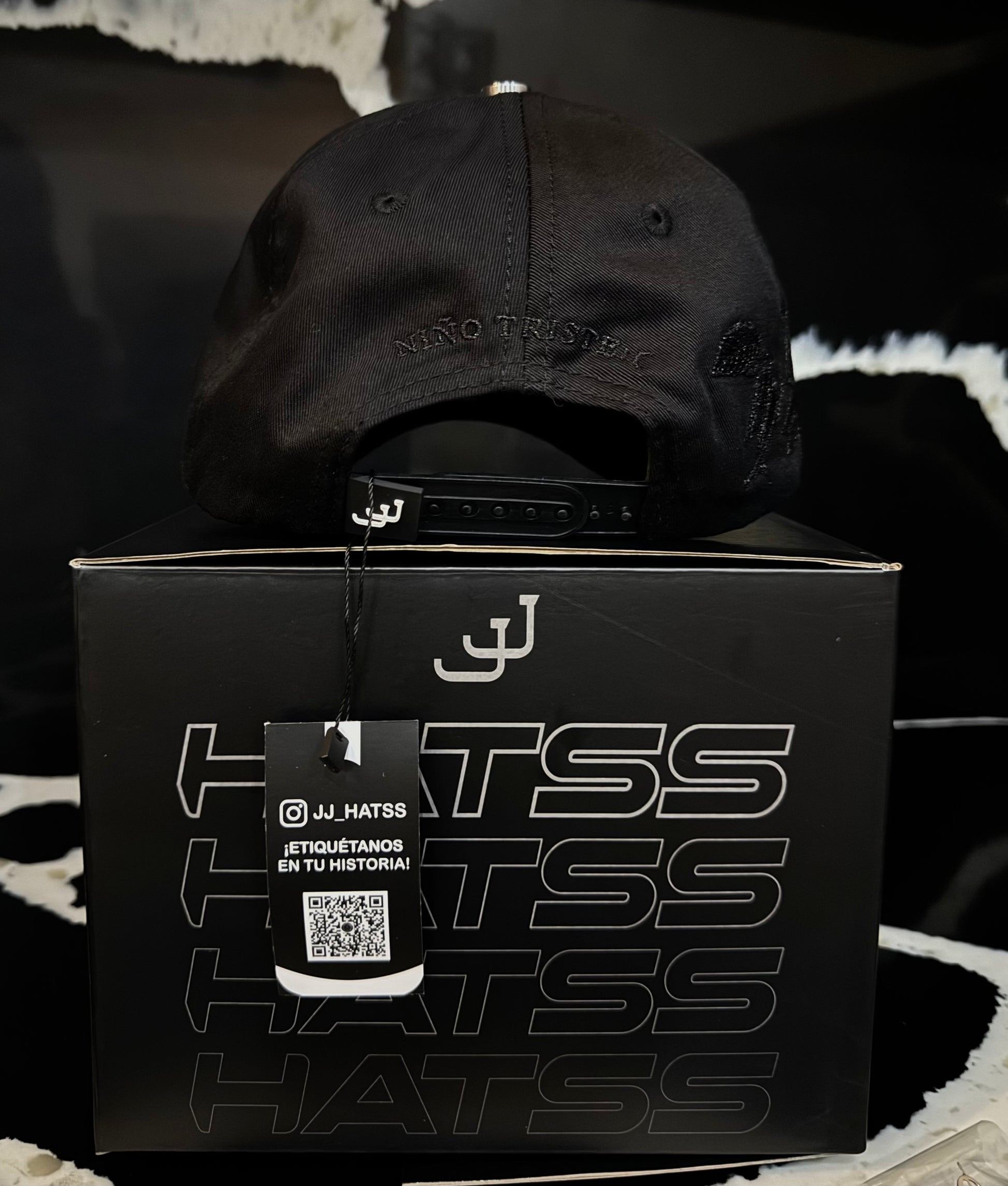 JJ Hats Rockstar Total Black