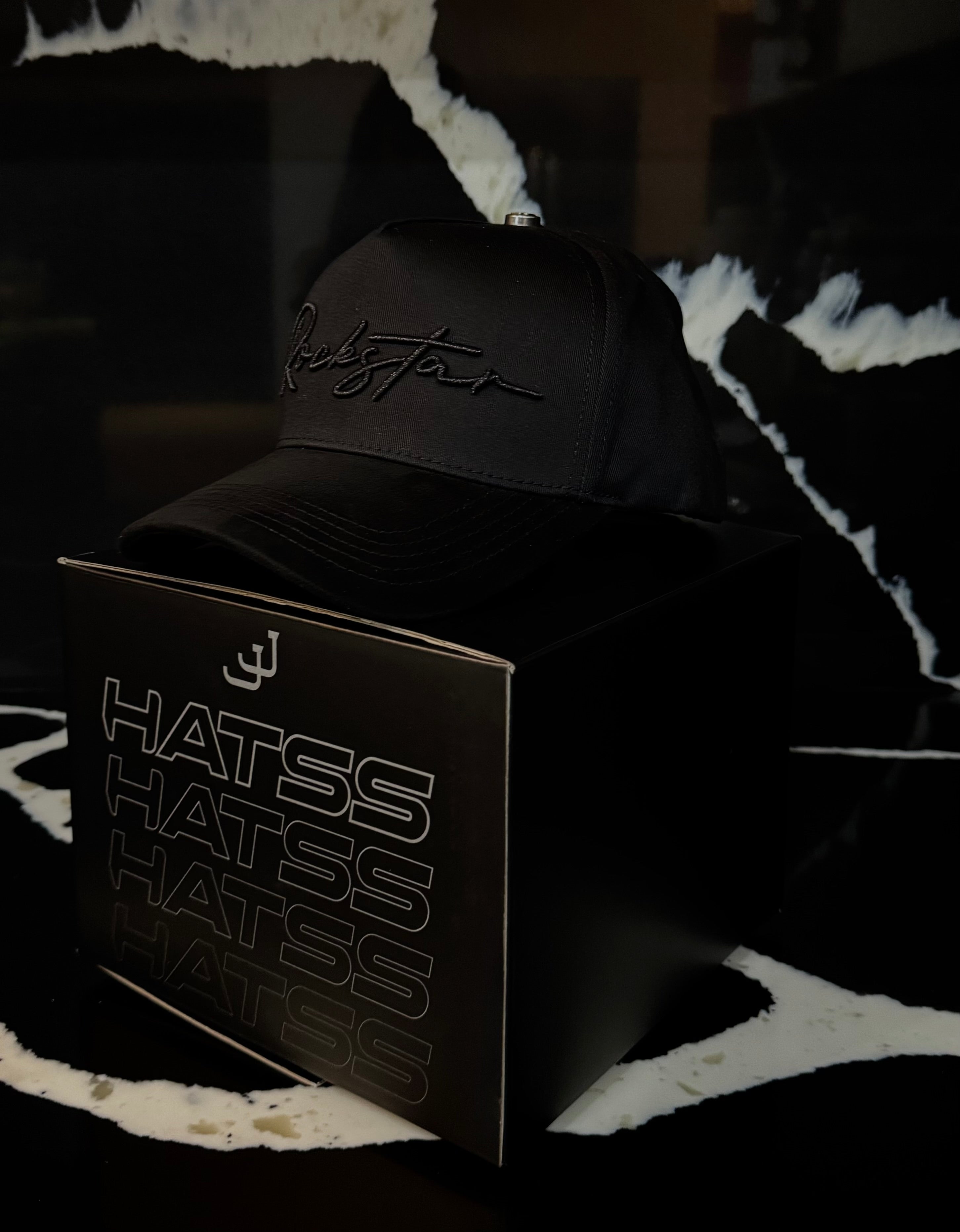 JJ Hats Rockstar Total Black – Seventy7drop