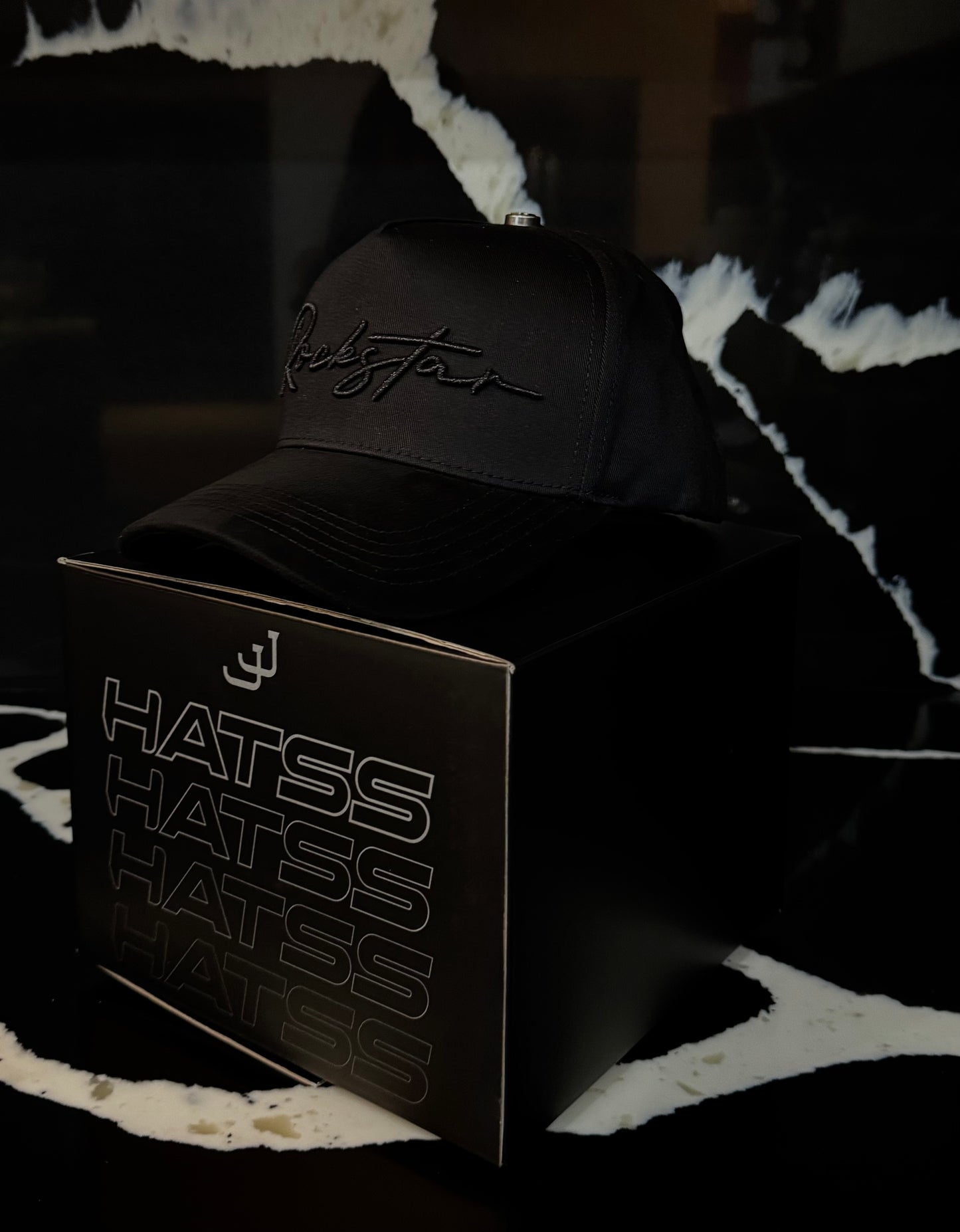 JJ Hats Rockstar Total Black